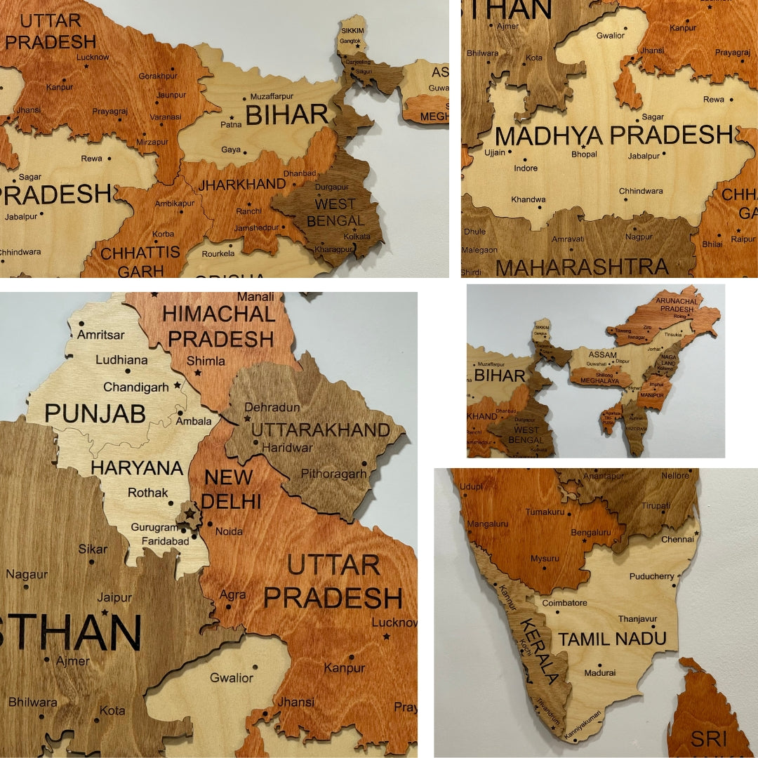 INDIA - Cities Map