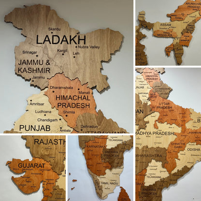 INDIA - Cities Map