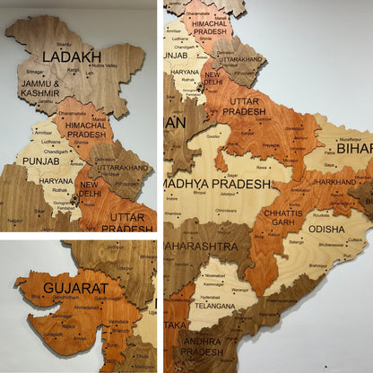 INDIA - Cities Map