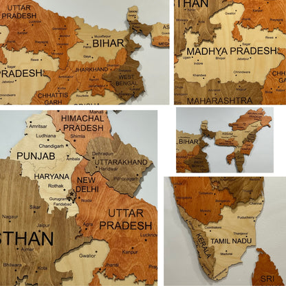 INDIA - Cities Map