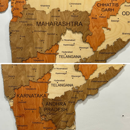 INDIA - Cities Map